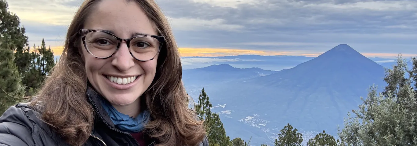 Dr. Shady, with mountains as a backdrop